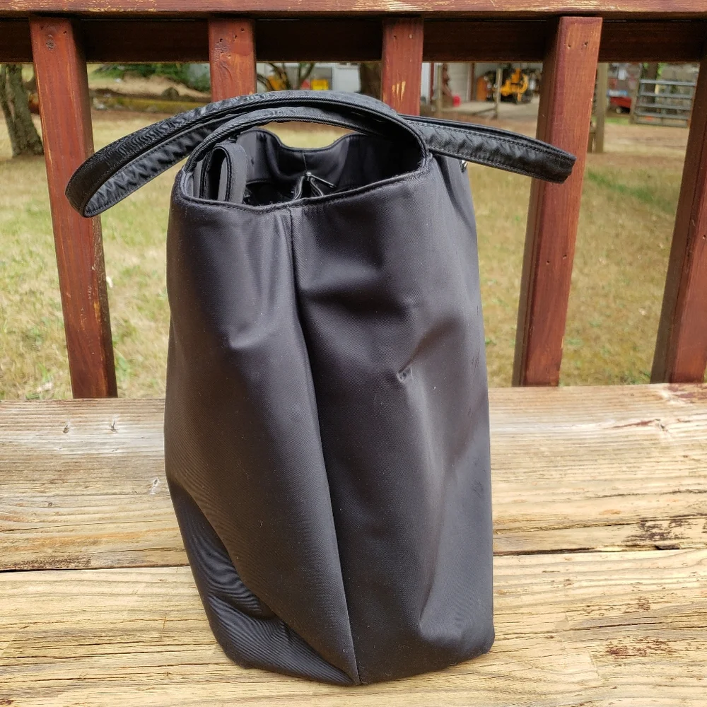 Older Kate Spade New York Black Diaper Bag or Everything Shoulder Bag WITH WEAR